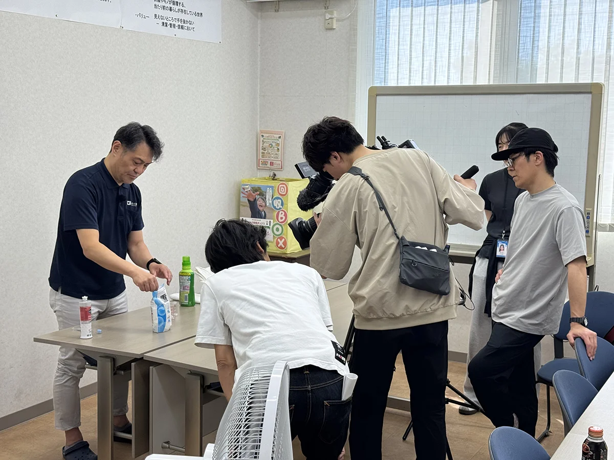 news おかえり 放送取材写真 4